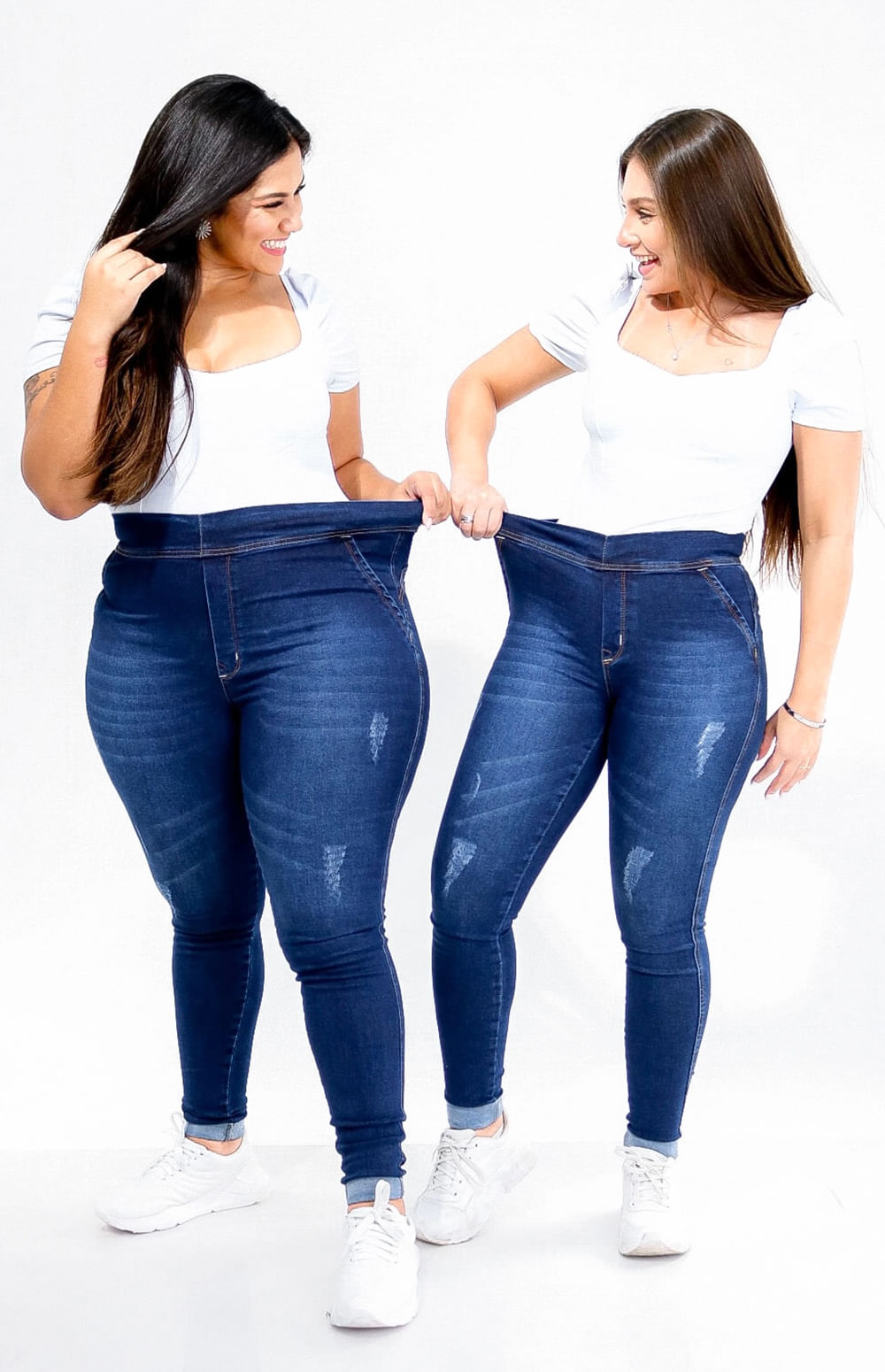 WIDE LEG CONTRASTE - Loony Jeans - Moda Feminina Plus Size e Masculina -  Compre Online