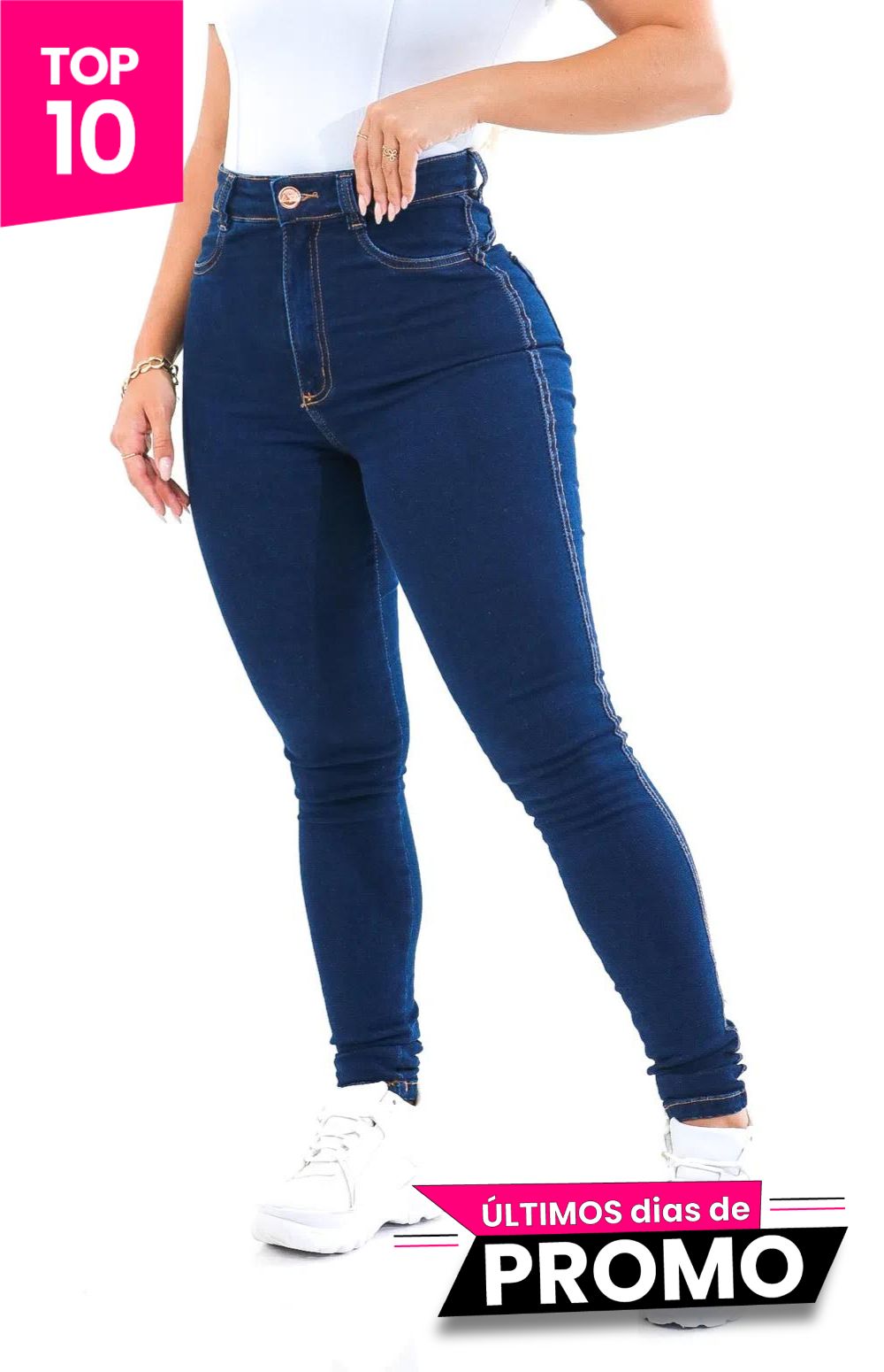 Calça Jeans Skinny Feminina Básica Preto PROMOÇÃO - MAGAZINE - Moda,  calçados, acessórios; eletrônicos; ferramentas; esporte e fitness; joias;  pet; suplementos; brinquedos;